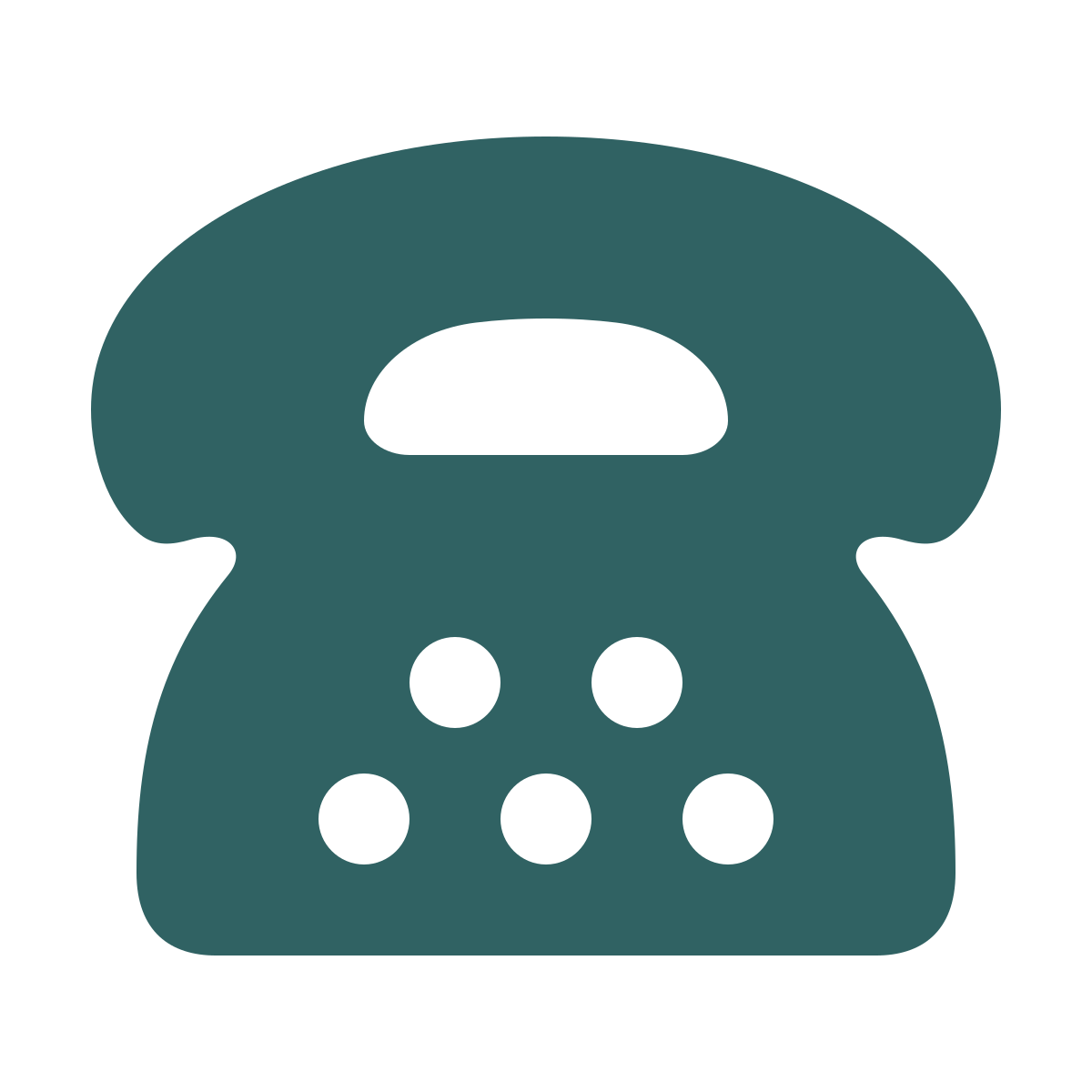 softteal style phone not being used icon