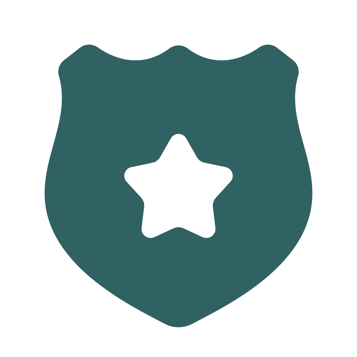 softteal style police badge icon