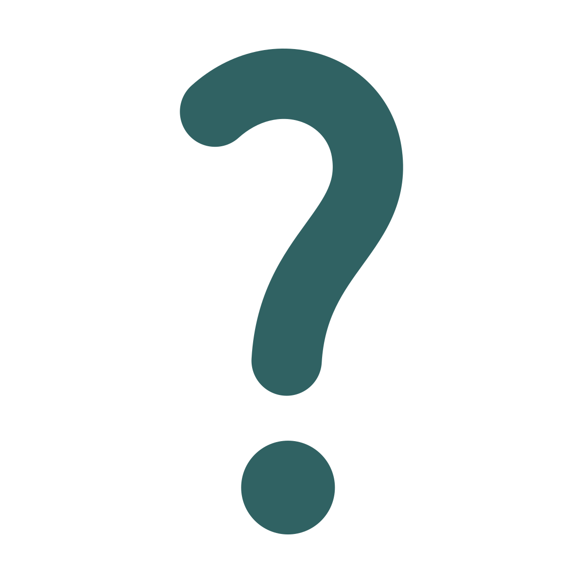 softteal style question mark icon