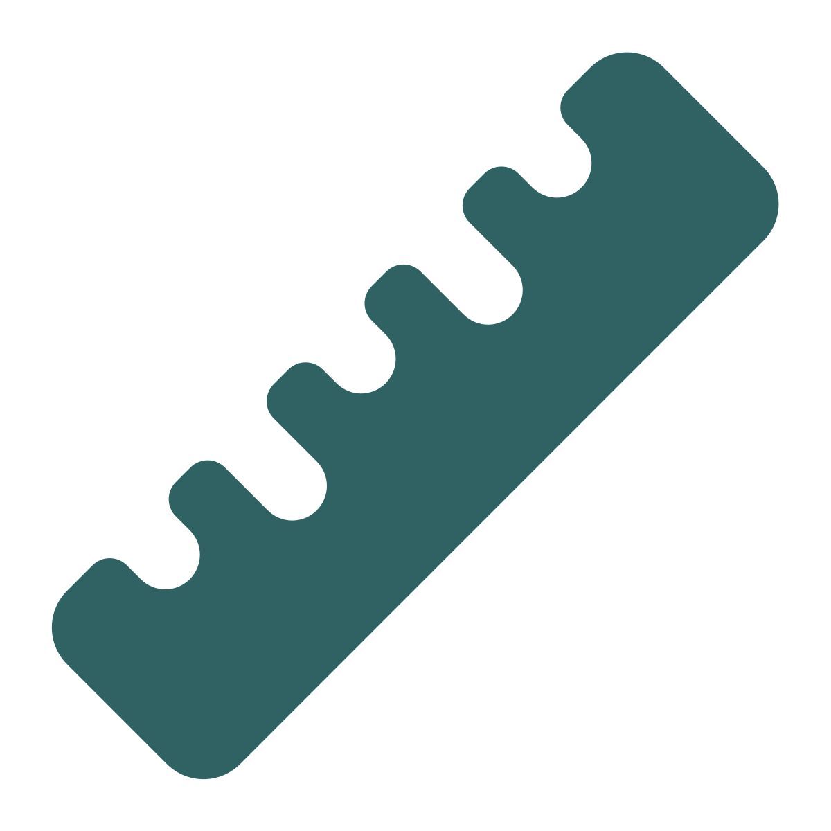softteal style ruler icon