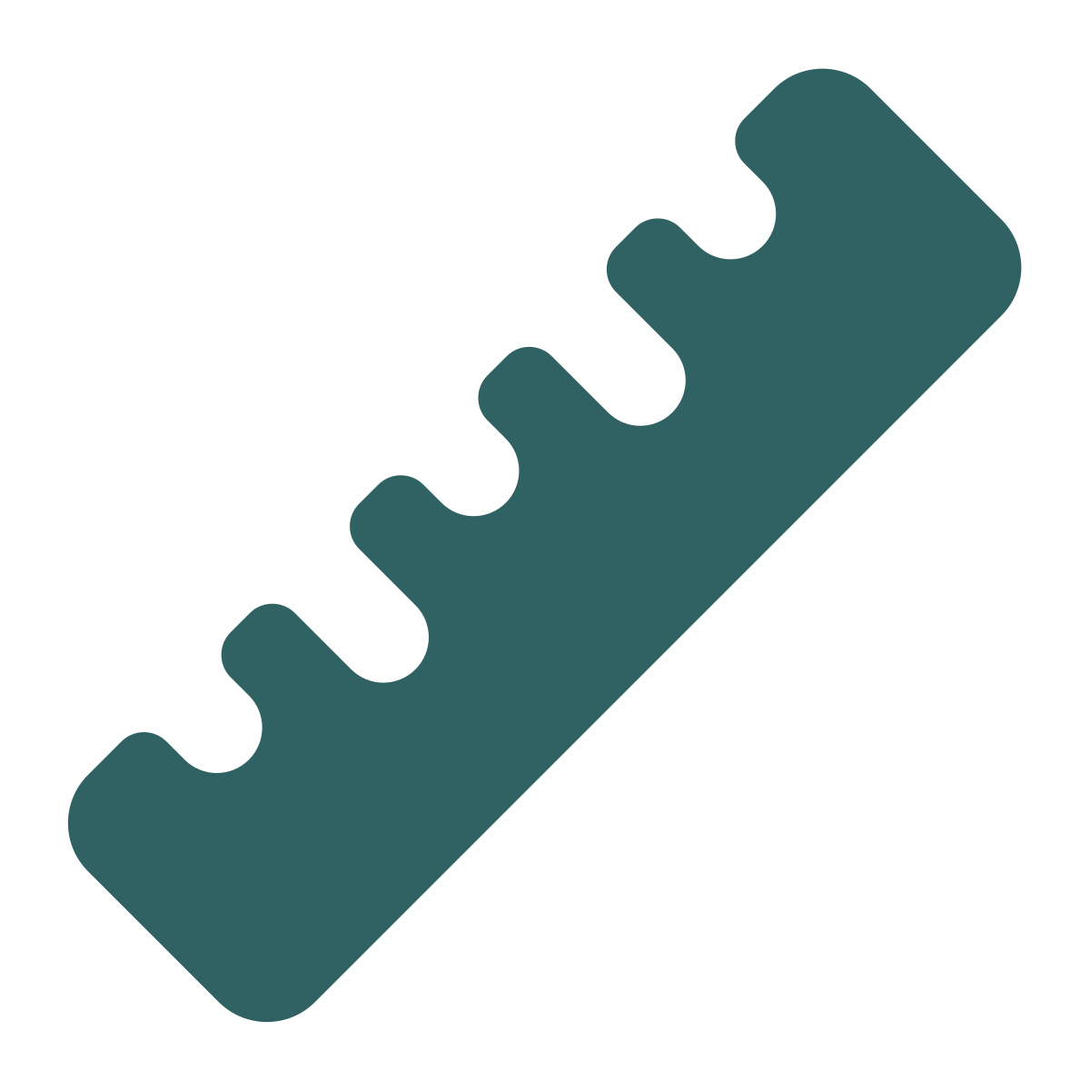 softteal style ruler icon