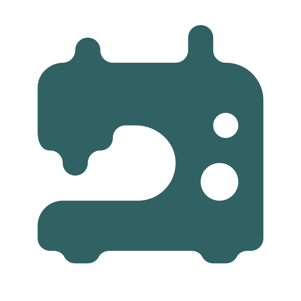 softteal style sewing machine icon