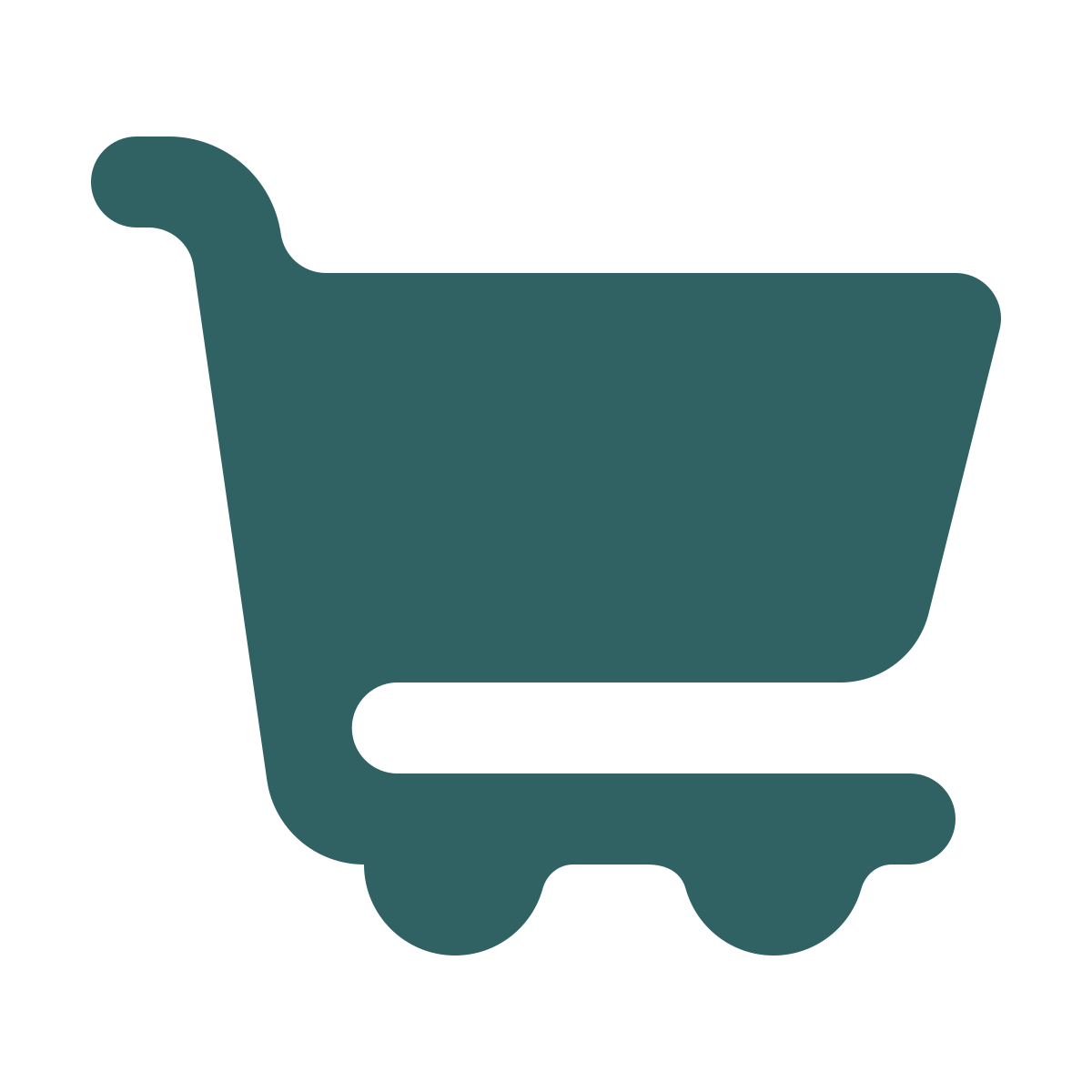 softteal style shopping cart icon