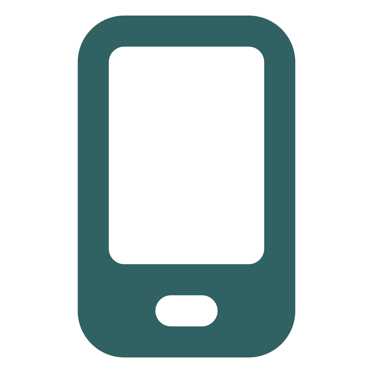 softteal style smartphone icon