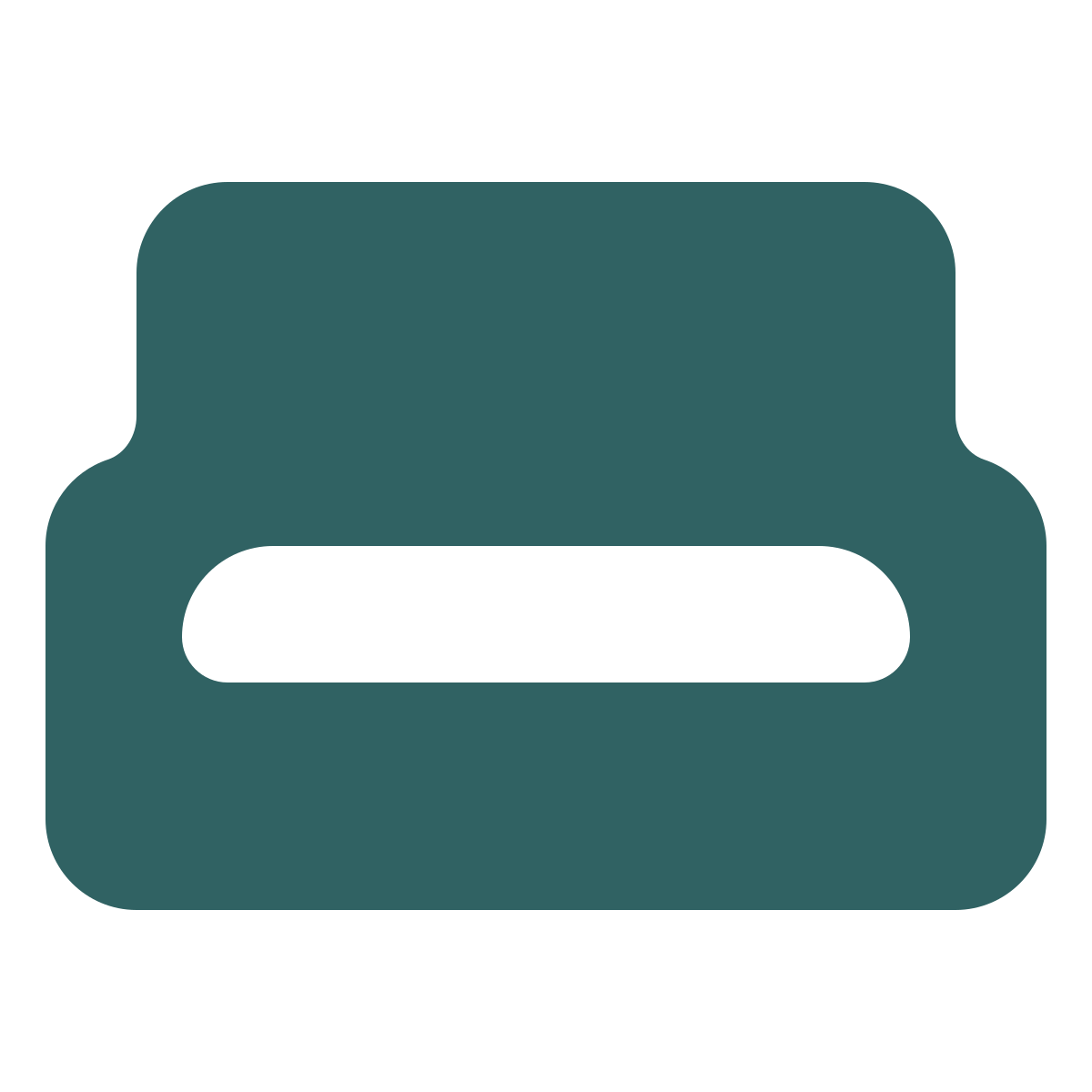 softteal style sofa icon