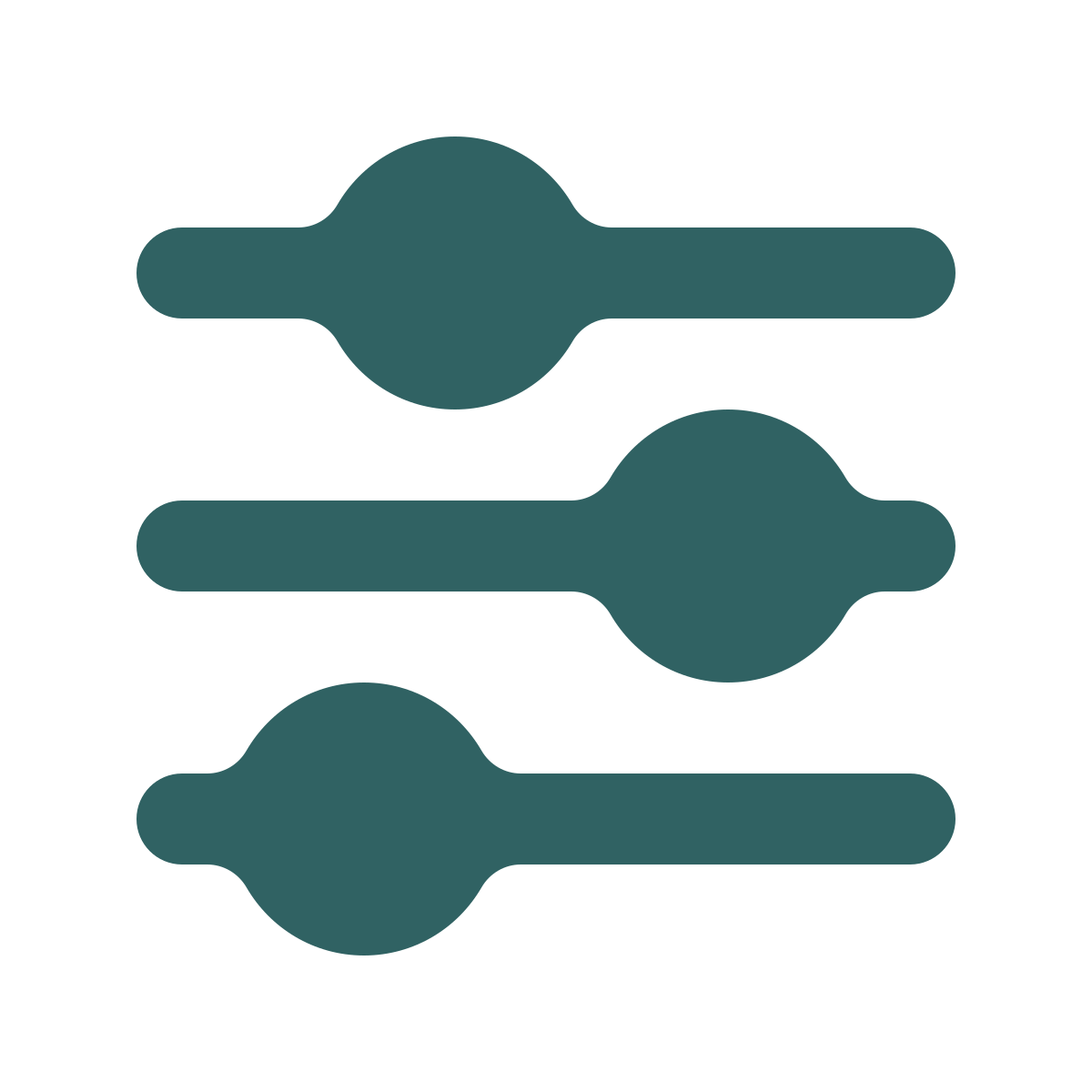 softteal style sorting options icon