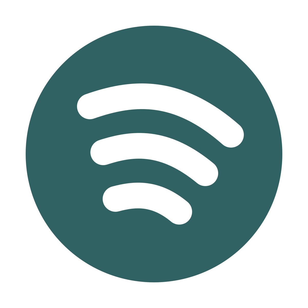 softteal style spotify icon