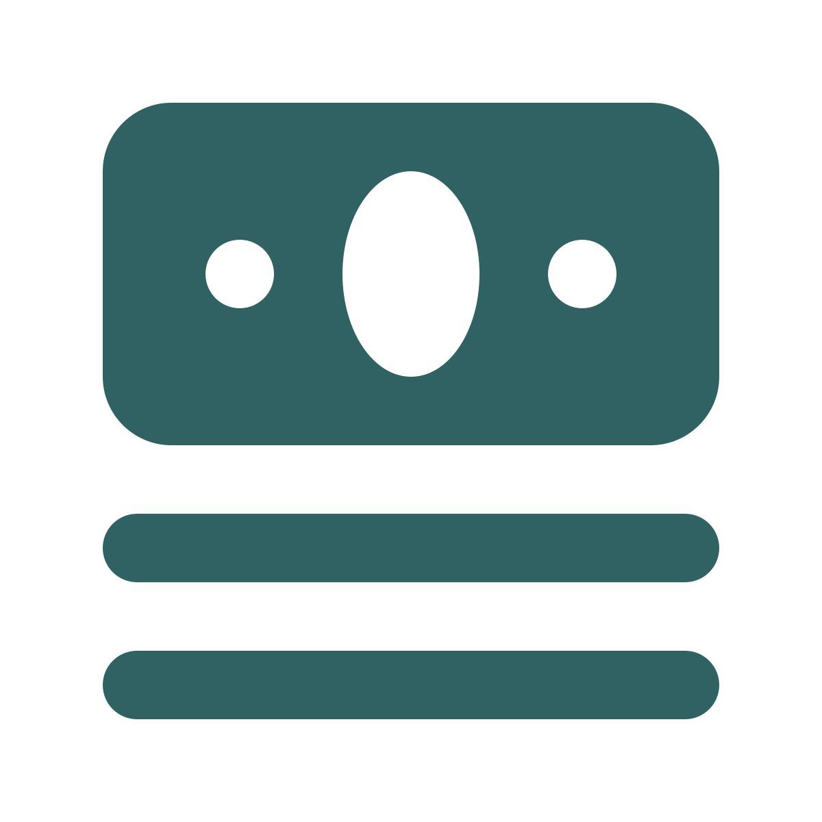 softteal style stapel geld icon