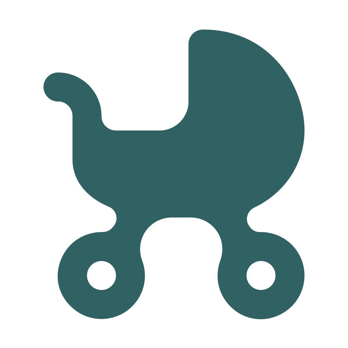 softteal style coche de niño icon