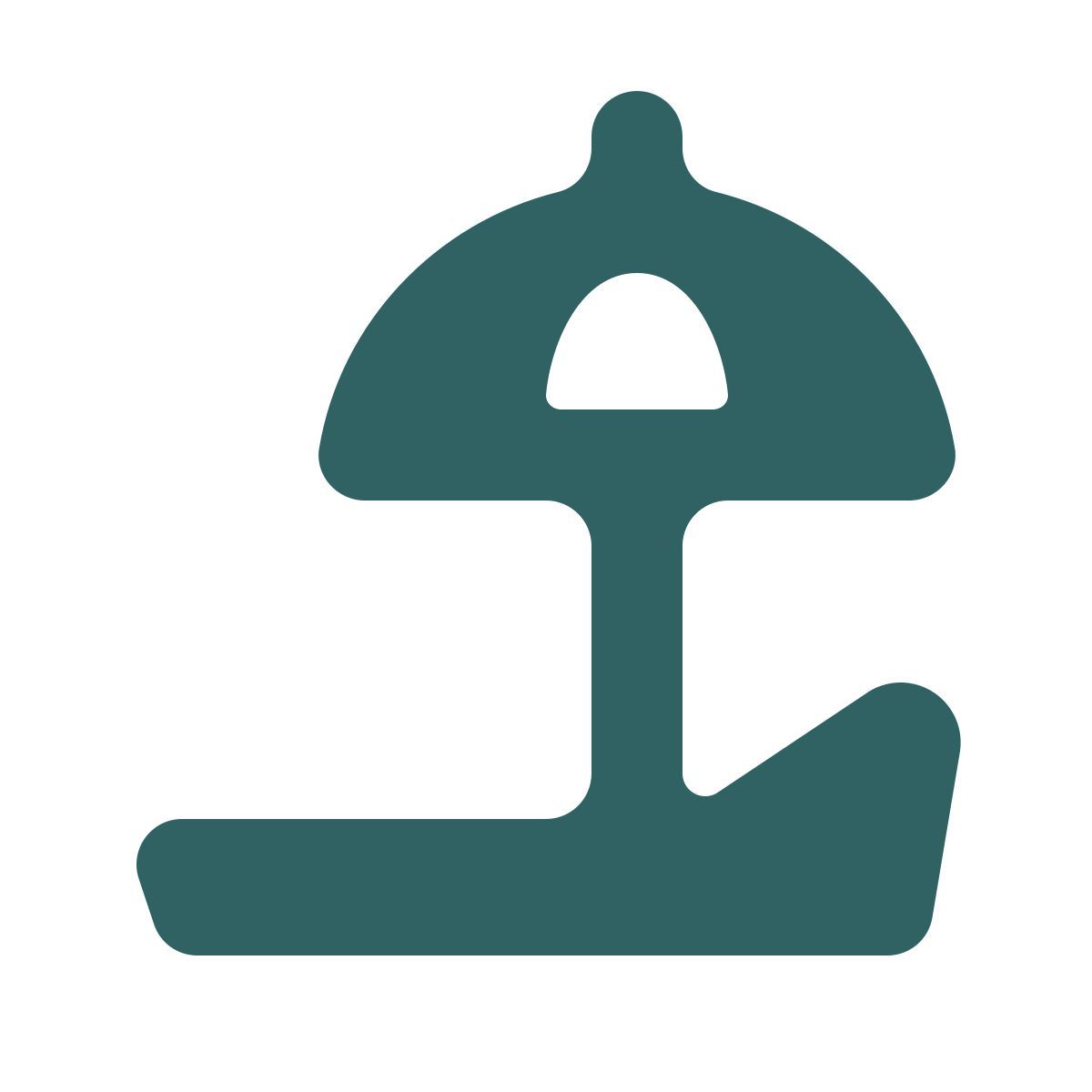 softteal style sun lounger icon