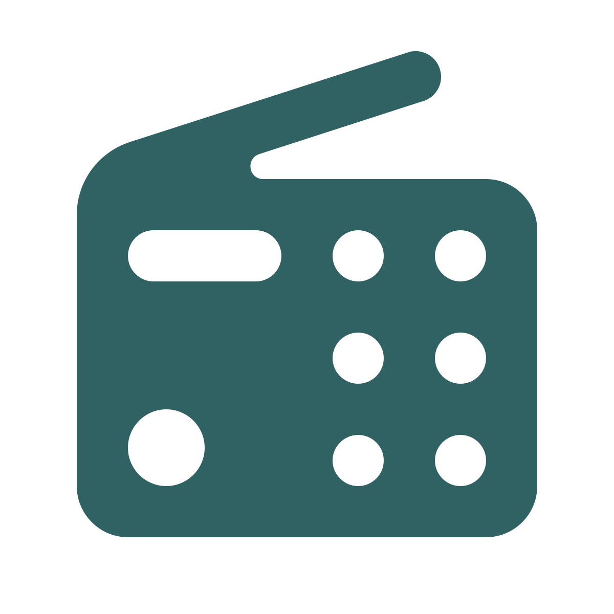 softteal style tabletop radio icon