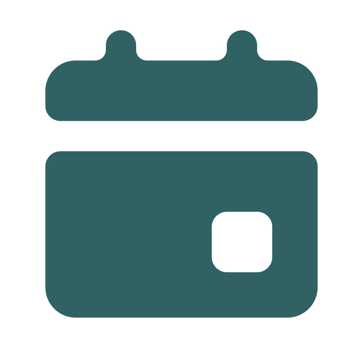 softteal style tear off calendar icon