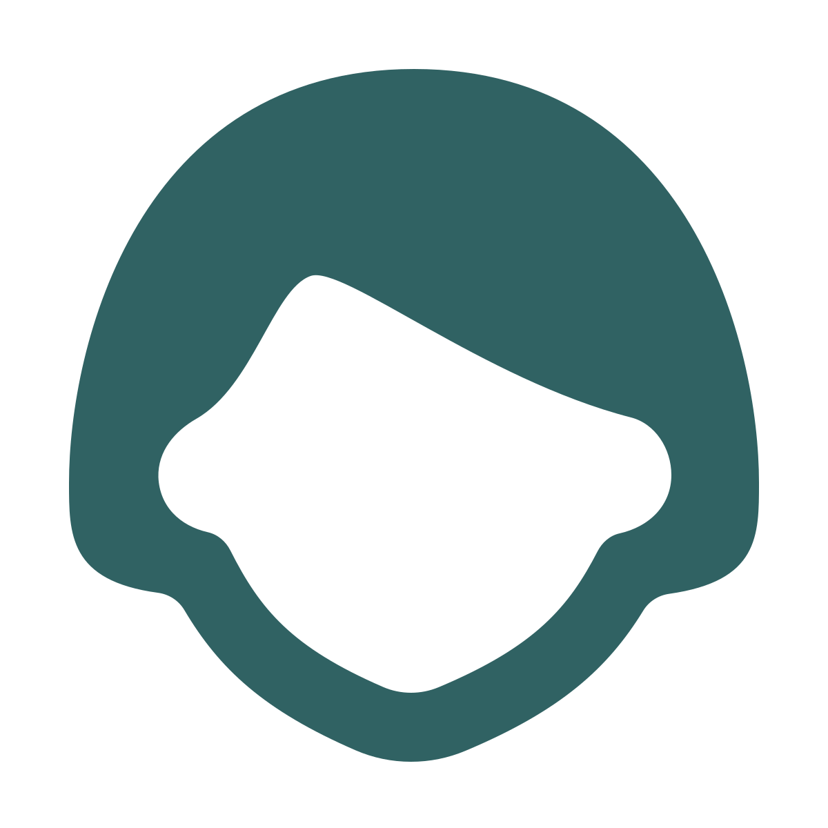 softteal style user female icon