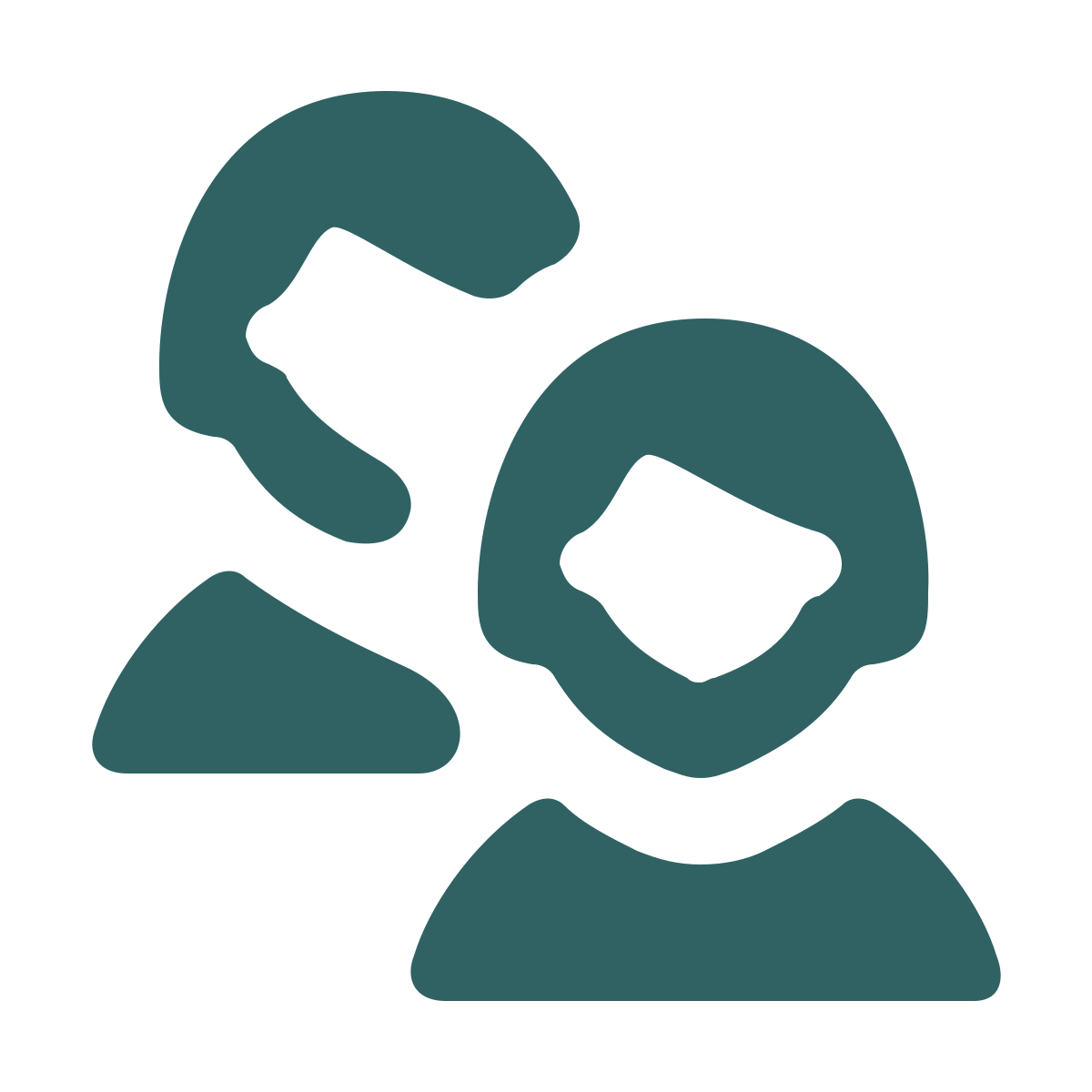 softteal style user group woman woman icon