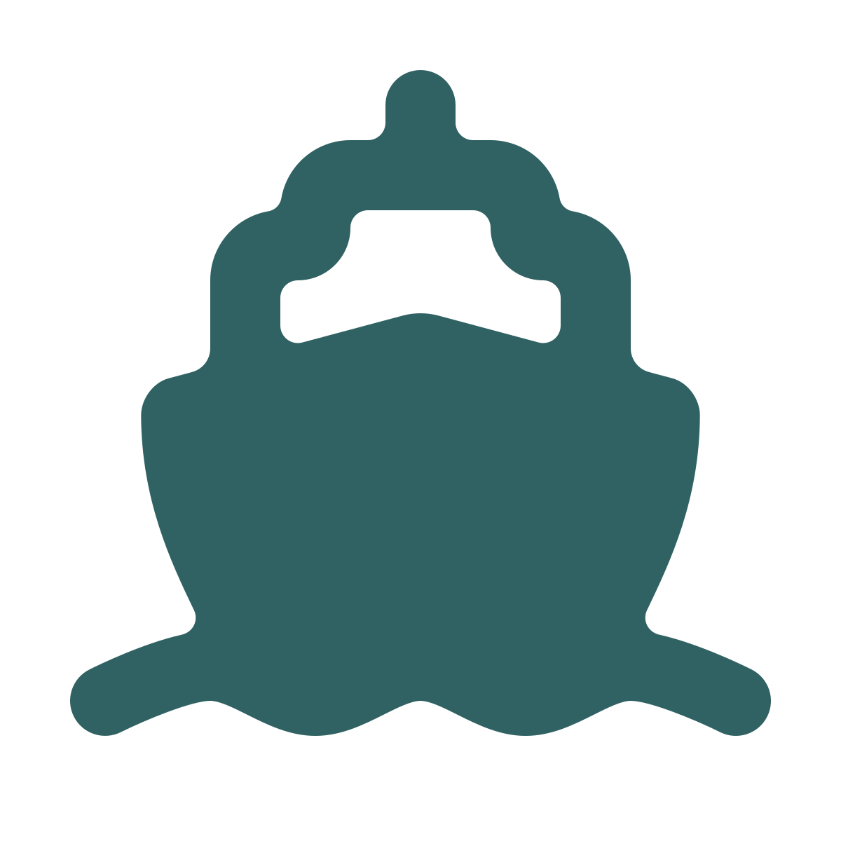 softteal style water transportation icon