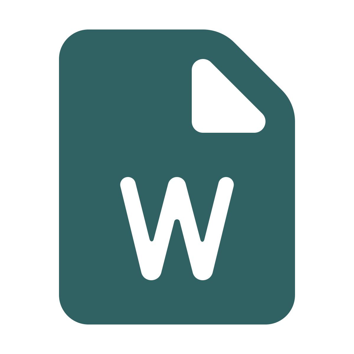 softteal style word icon