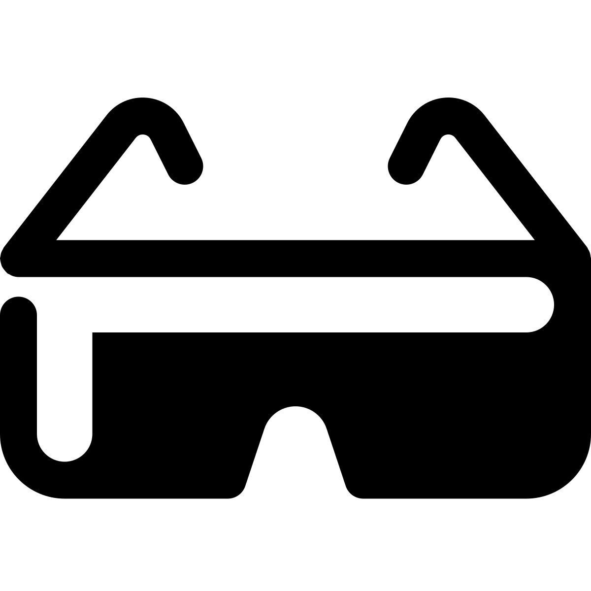 stamp style gafas 3d icon