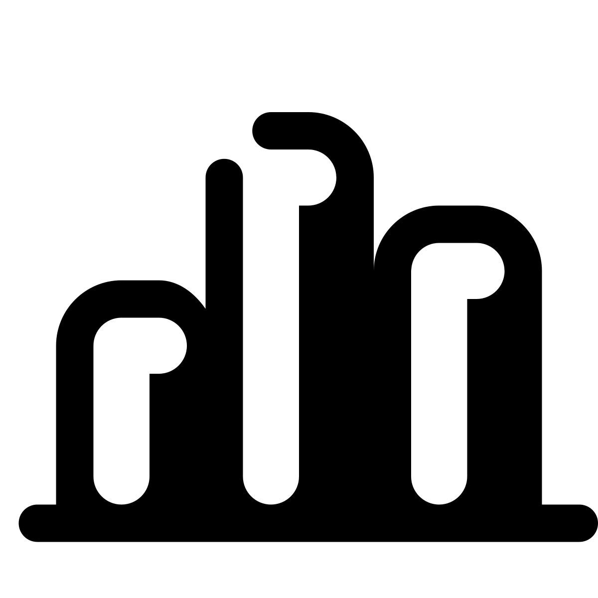 stamp style 条形图 icon