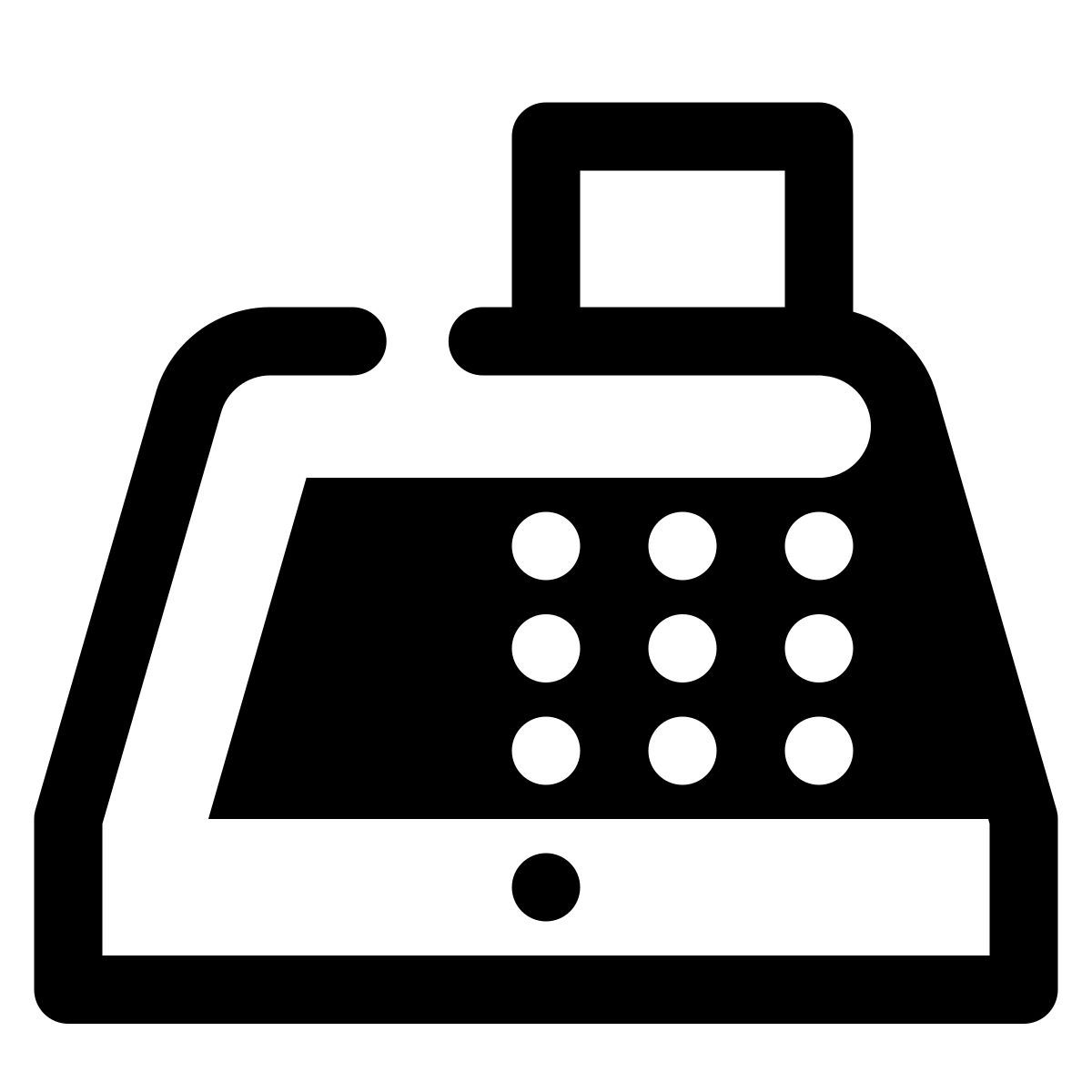 stamp style 收银机 icon