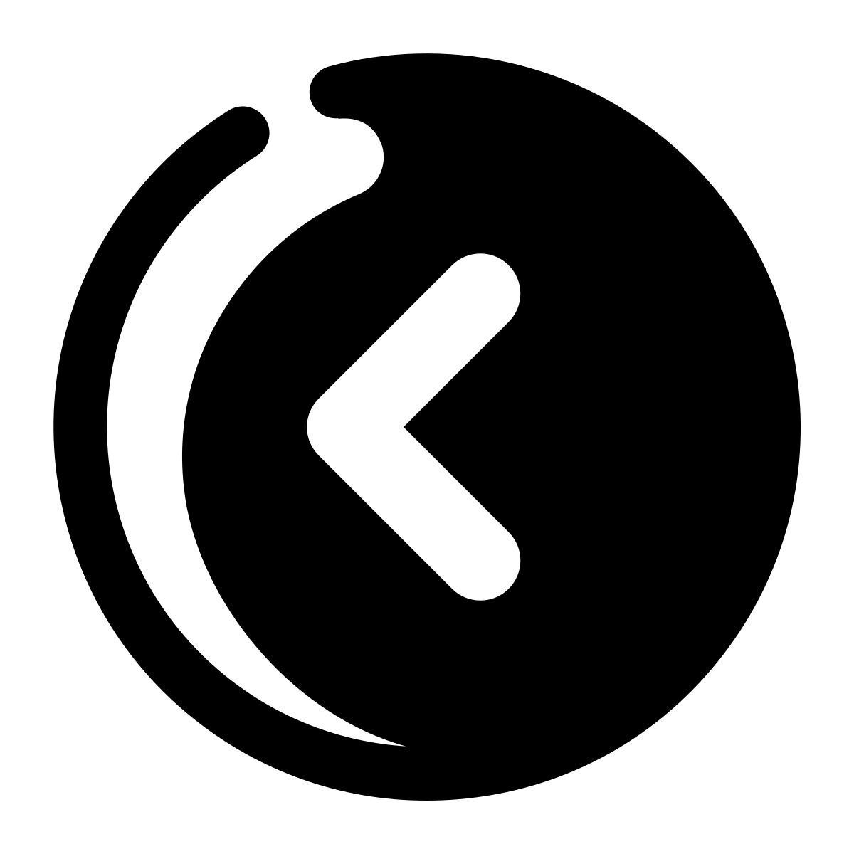 stamp style segno a v a sinsitra icon