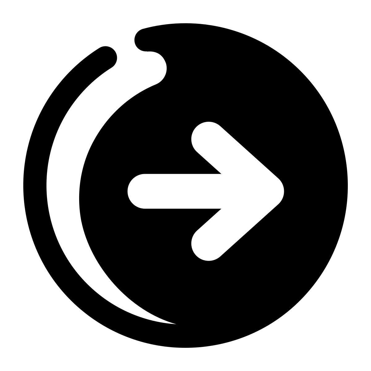 stamp style eingekreist rechts 2 icon