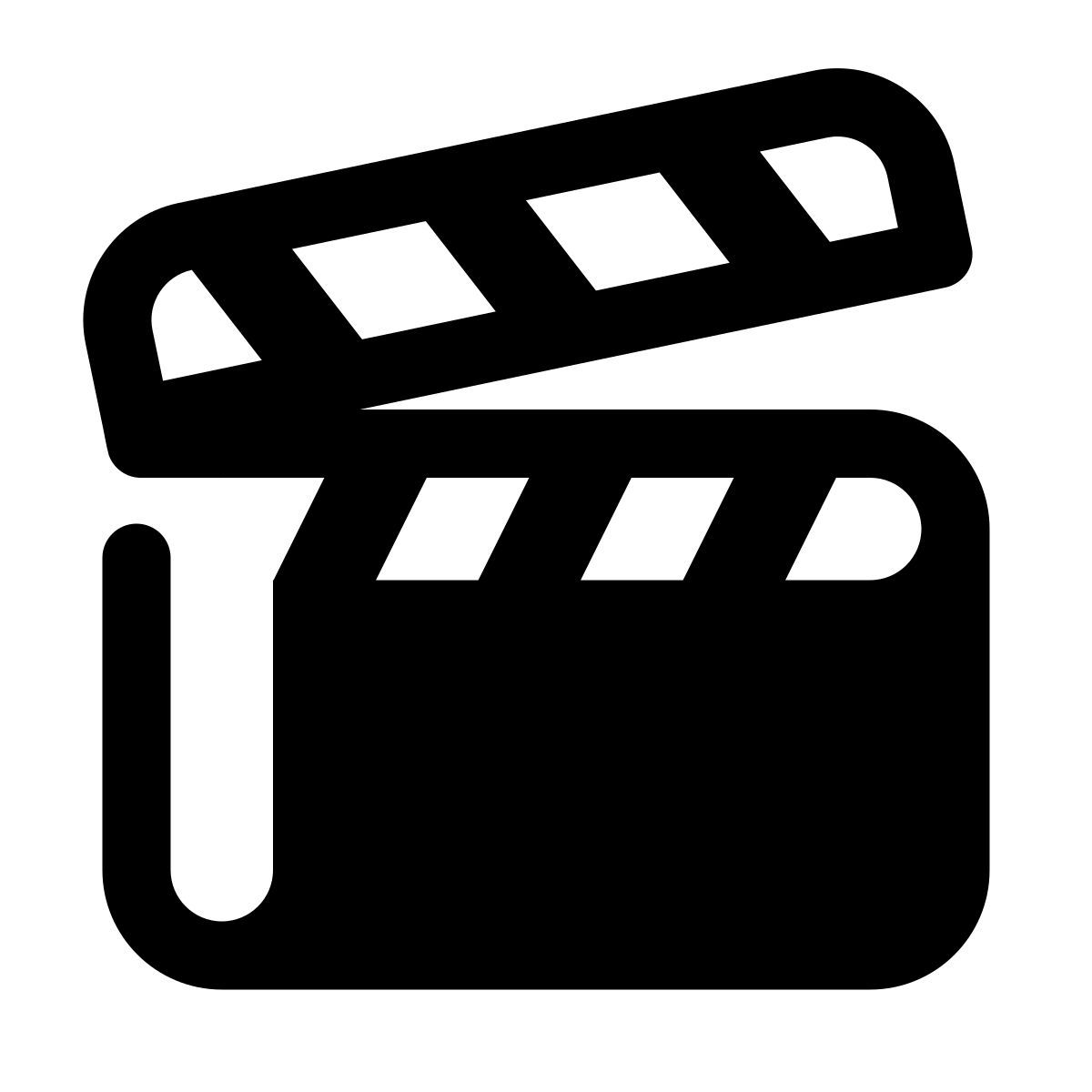 stamp style klappe icon