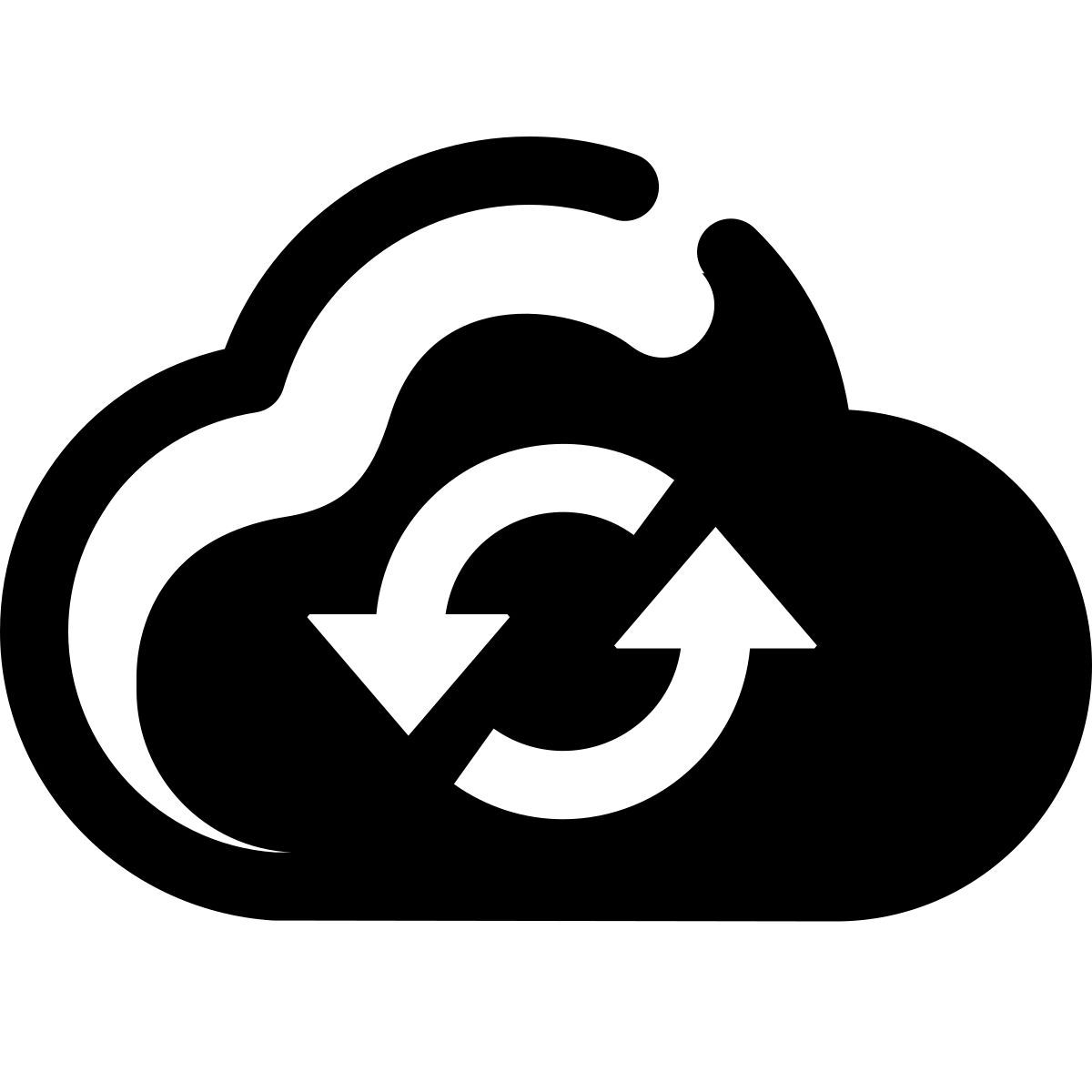 stamp style 클라우드 동기화 icon