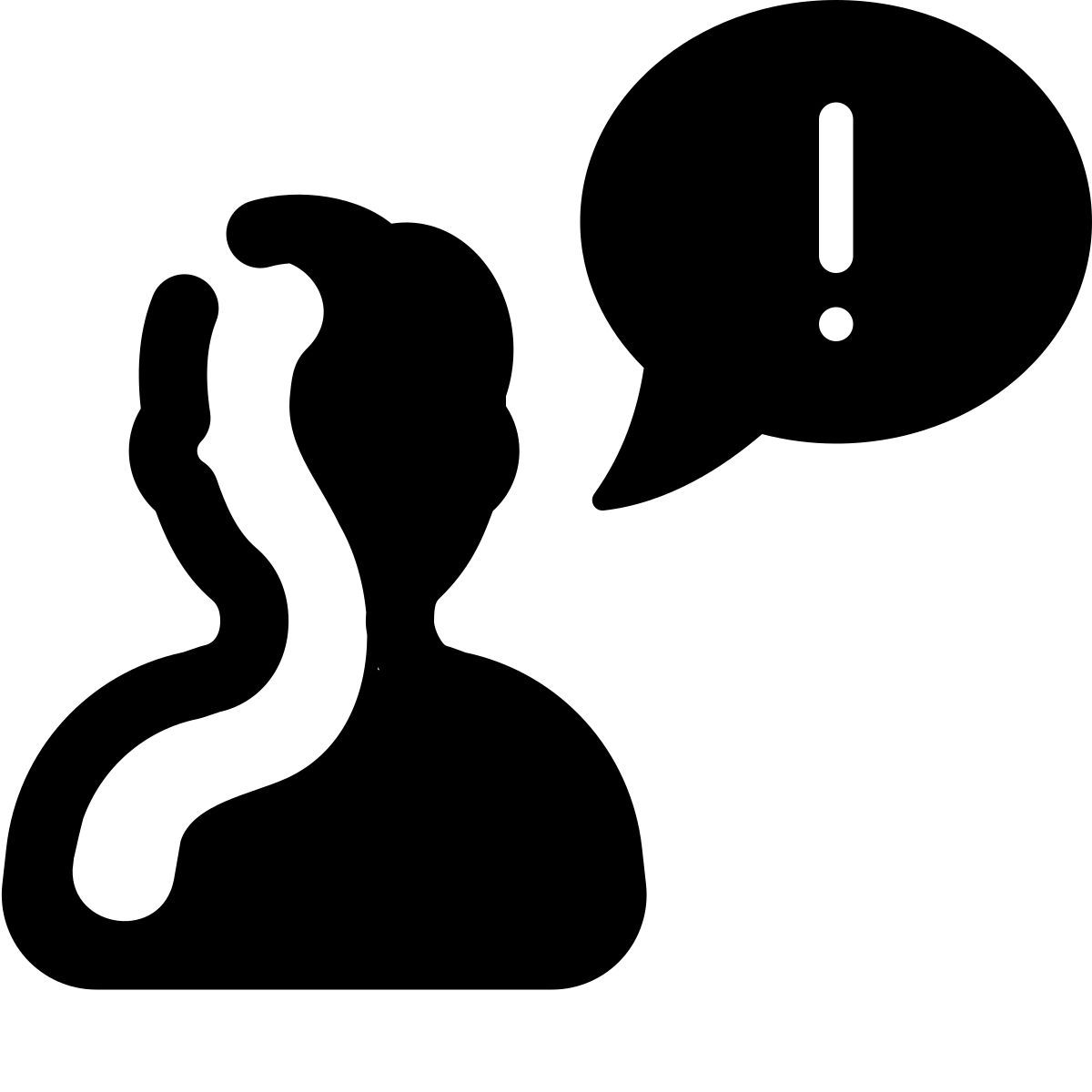 stamp style 불평 icon