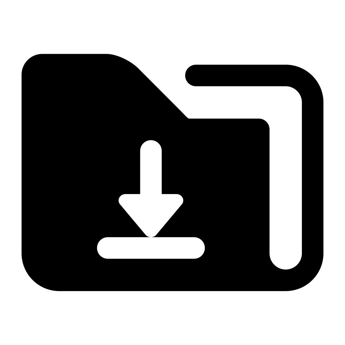 stamp style downloads folder icon