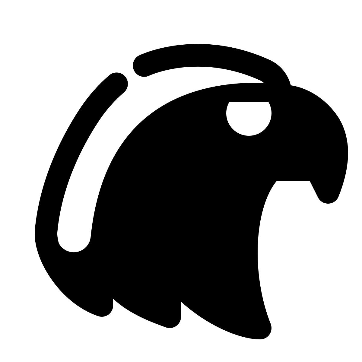 stamp style falcon icon