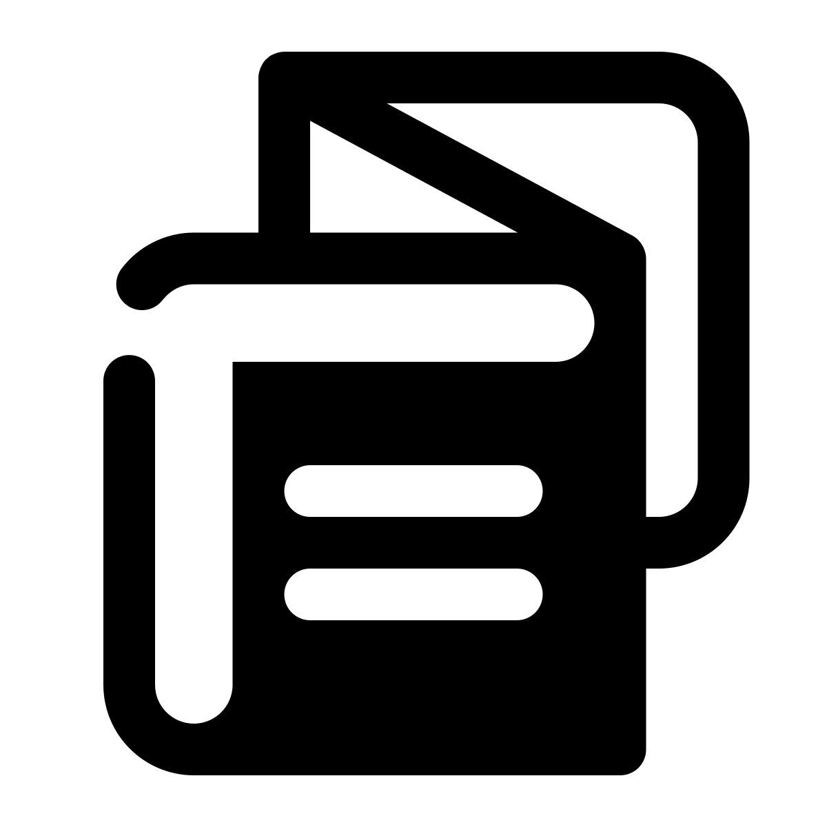 stamp style 折叠小册子 icon