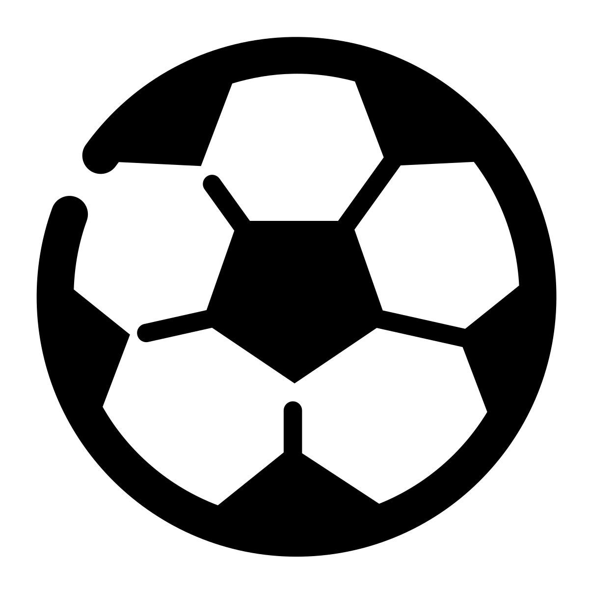stamp style fußball 2 icon