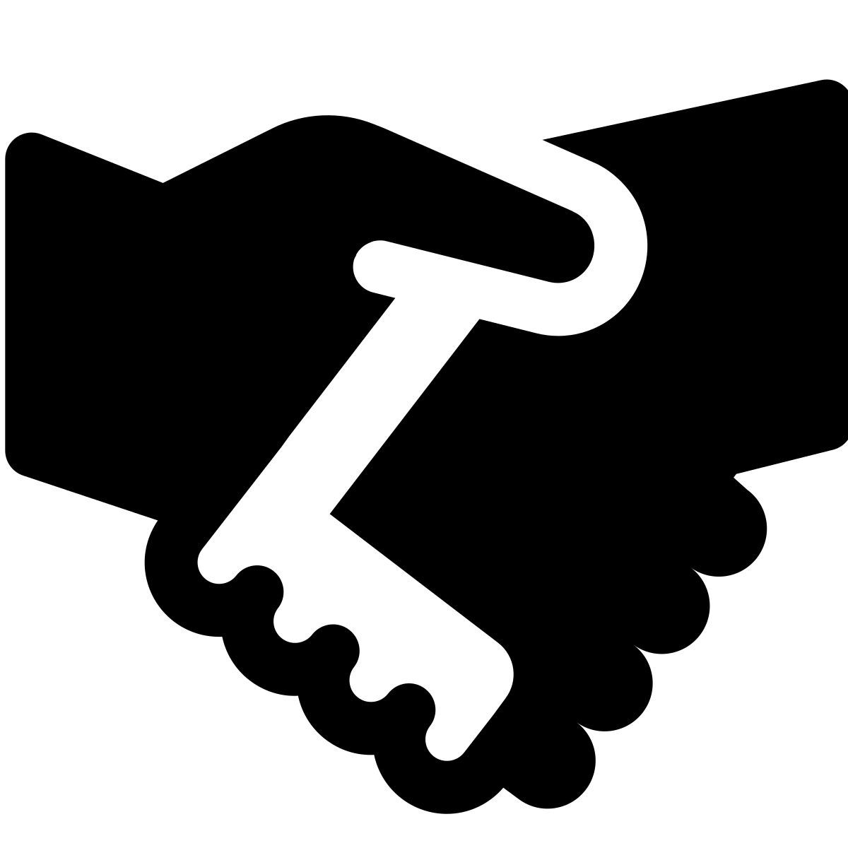 stamp style 握手 icon