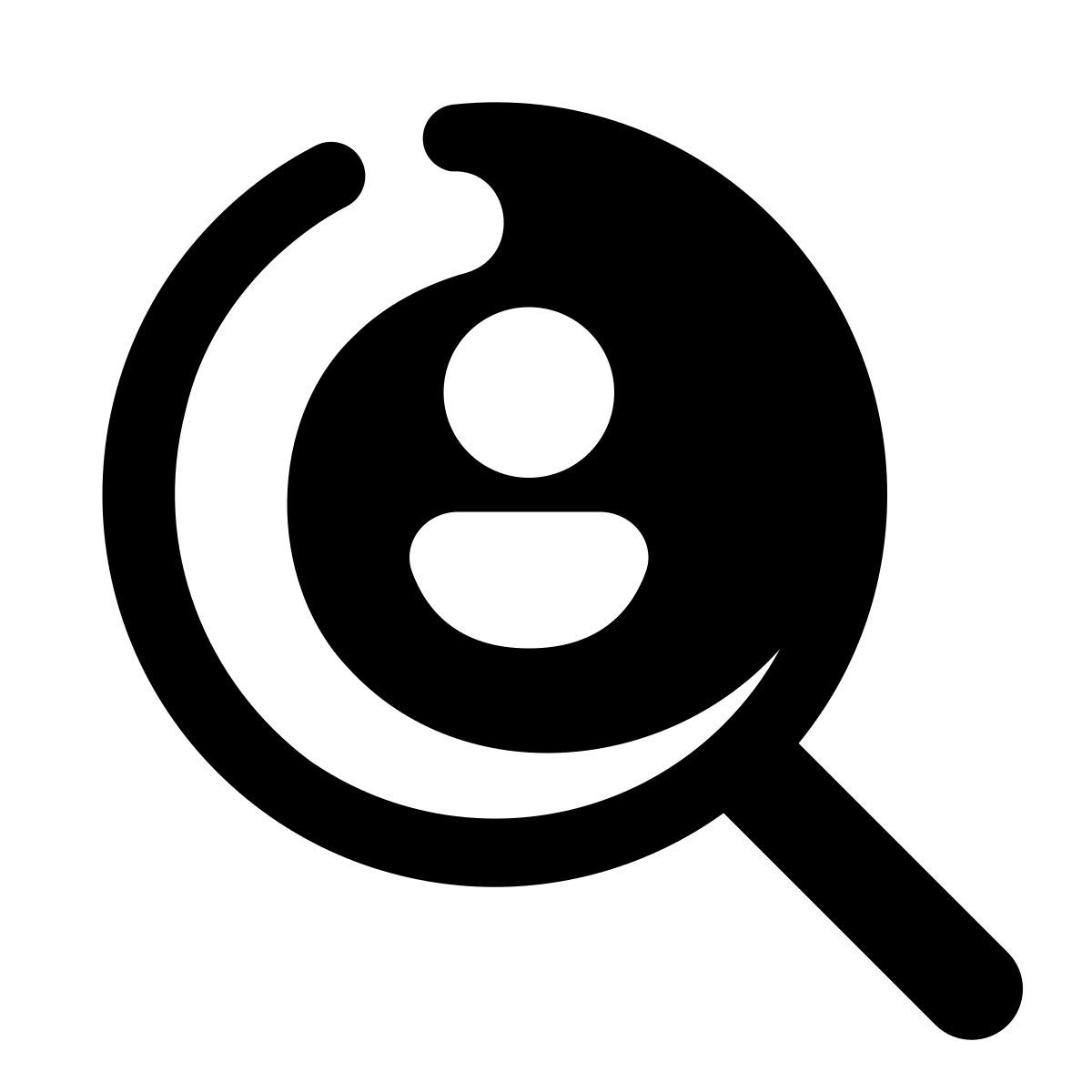 stamp style human research program icon