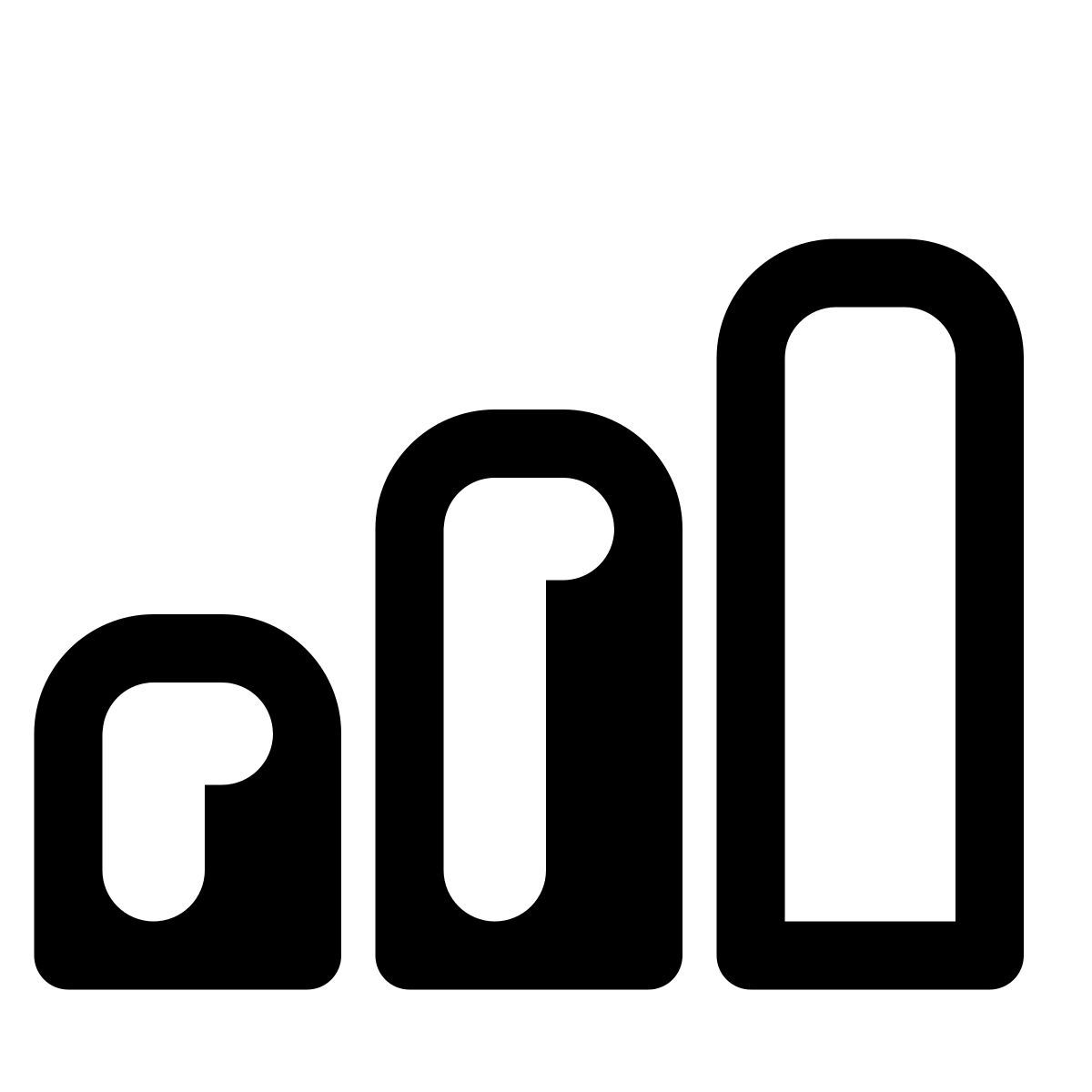 stamp style mittelmäßige verbindung icon