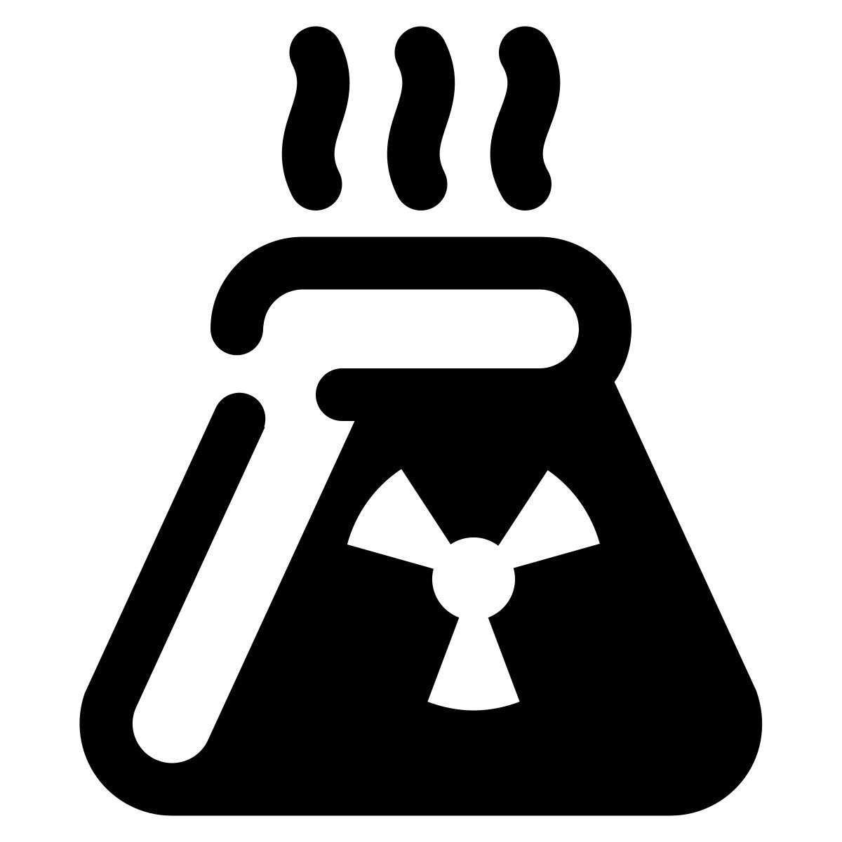 stamp style 원자력 발전소 icon