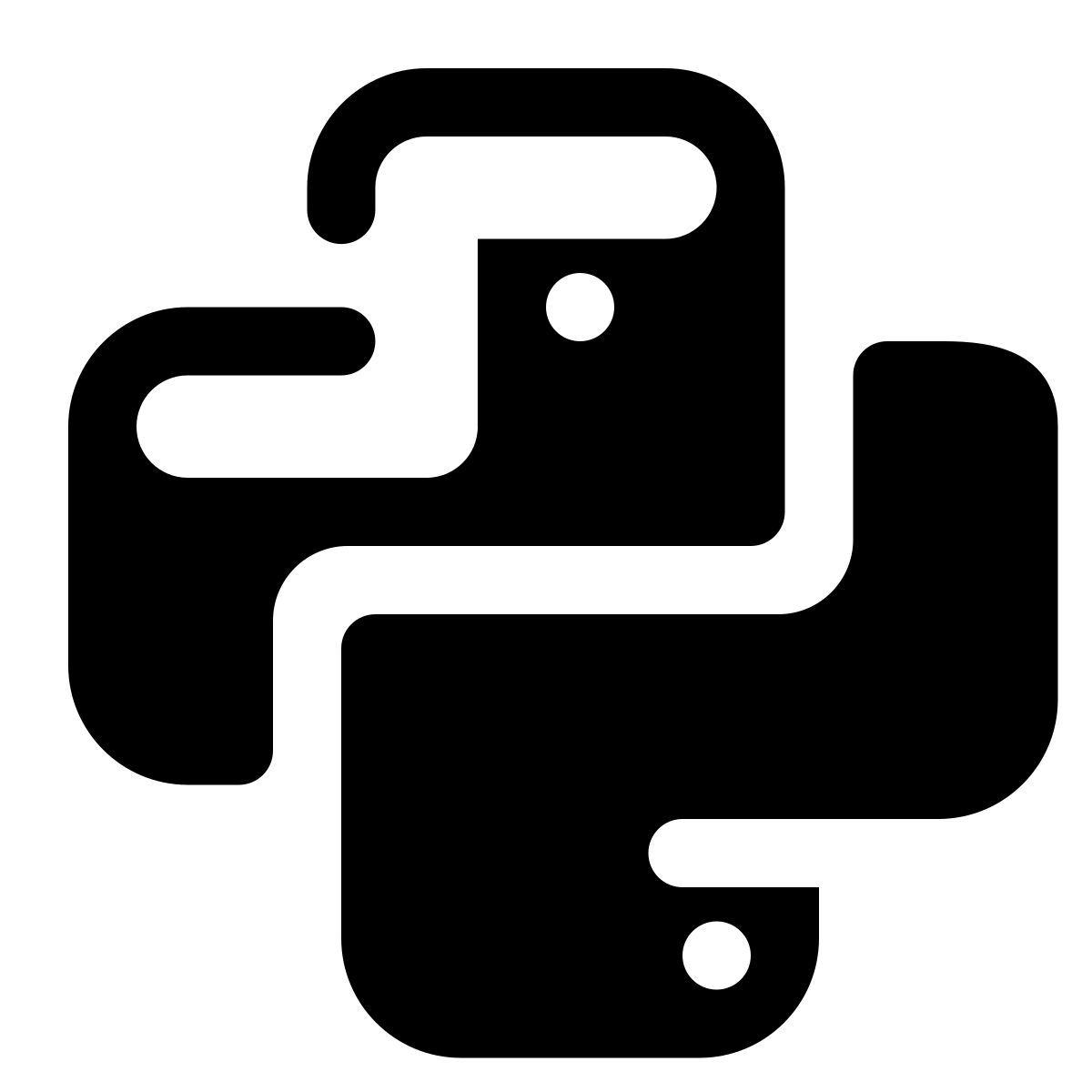 stamp style python icon