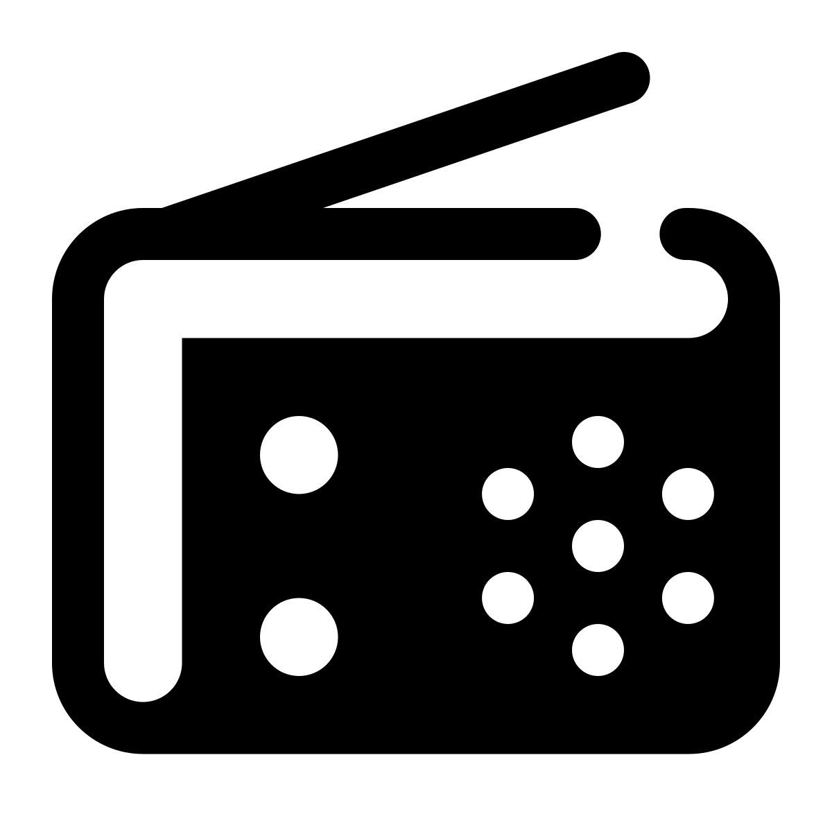 stamp style 无线电 icon