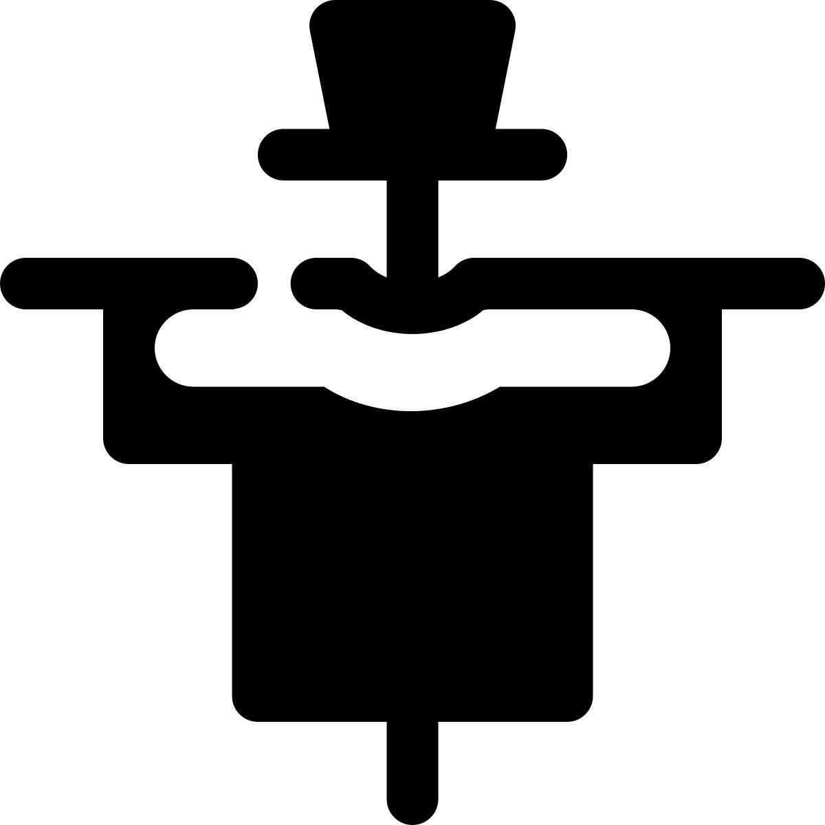 stamp style espantapájaros icon