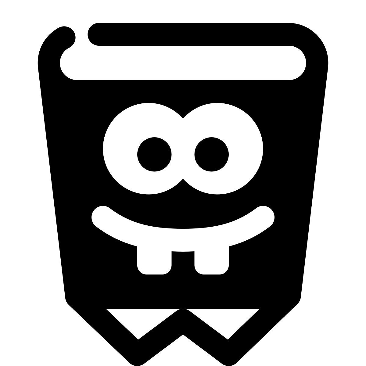 stamp style bob esponja calça quadrada icon