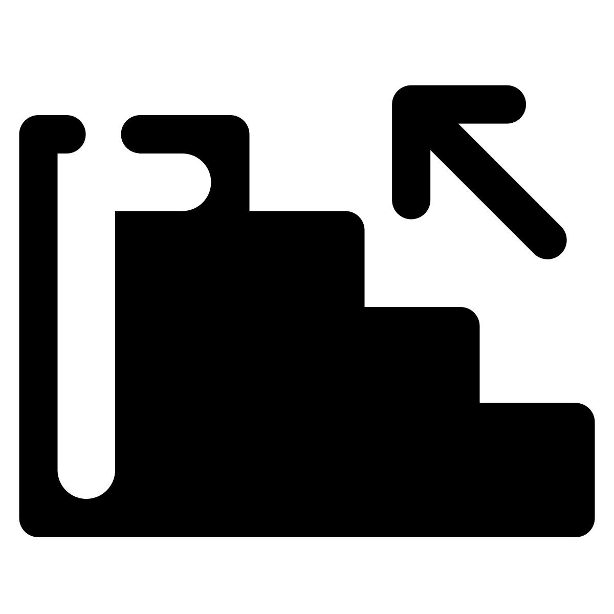 stamp style 楼梯向上 icon