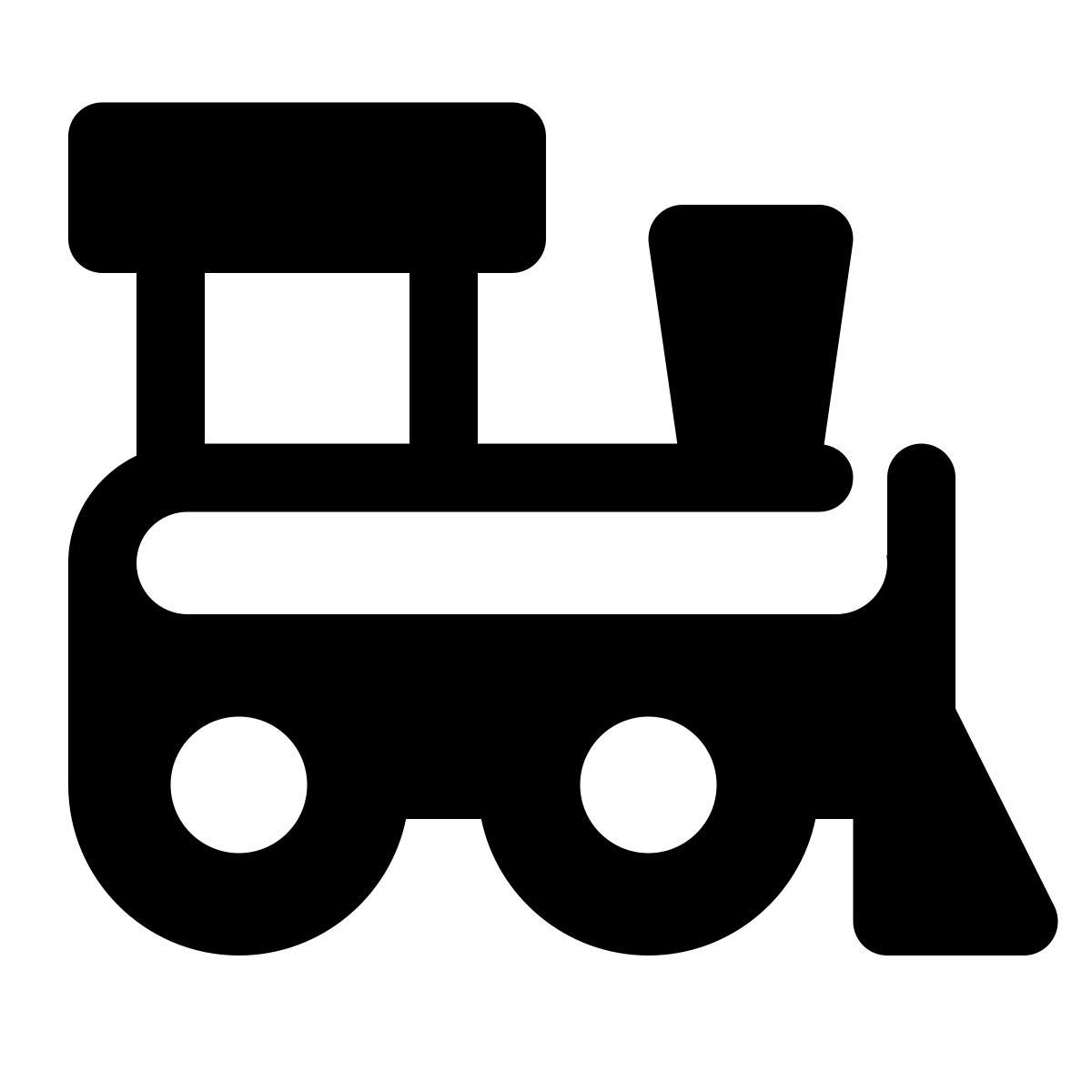 stamp style 증기 기관 icon