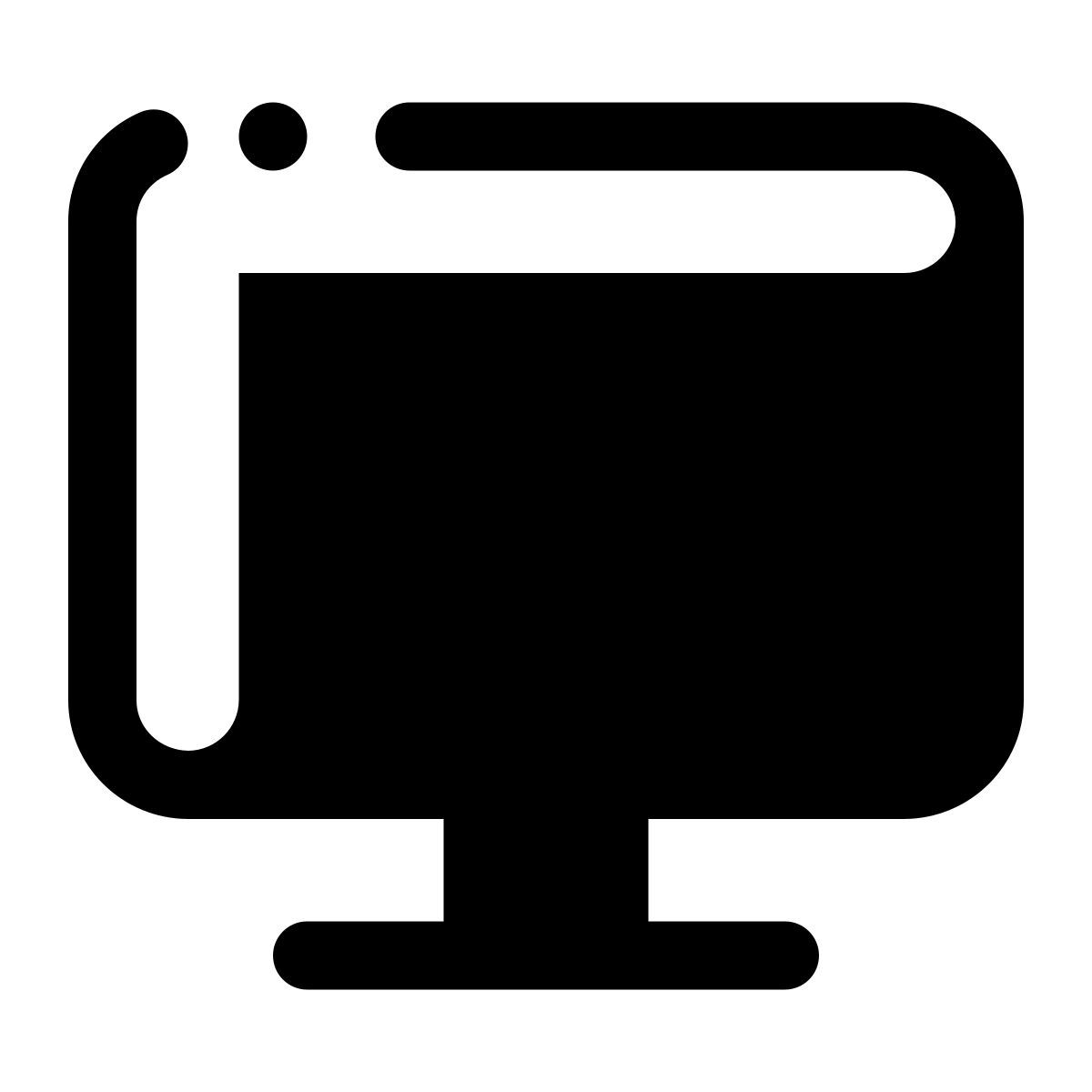 stamp style exhibición de estudio icon