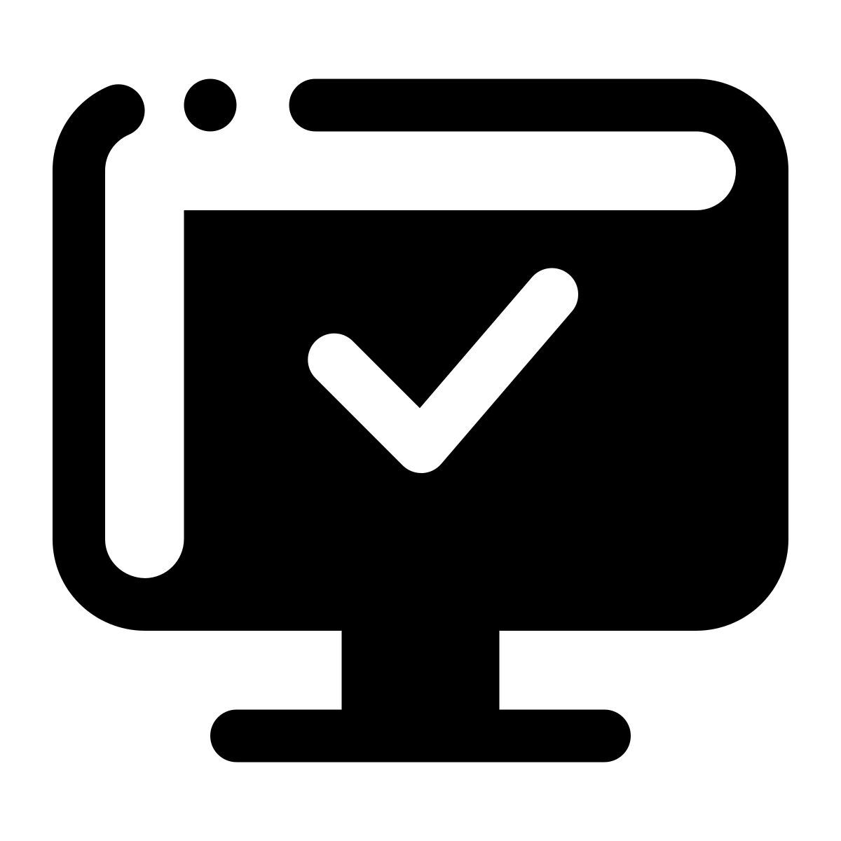 stamp style system information icon