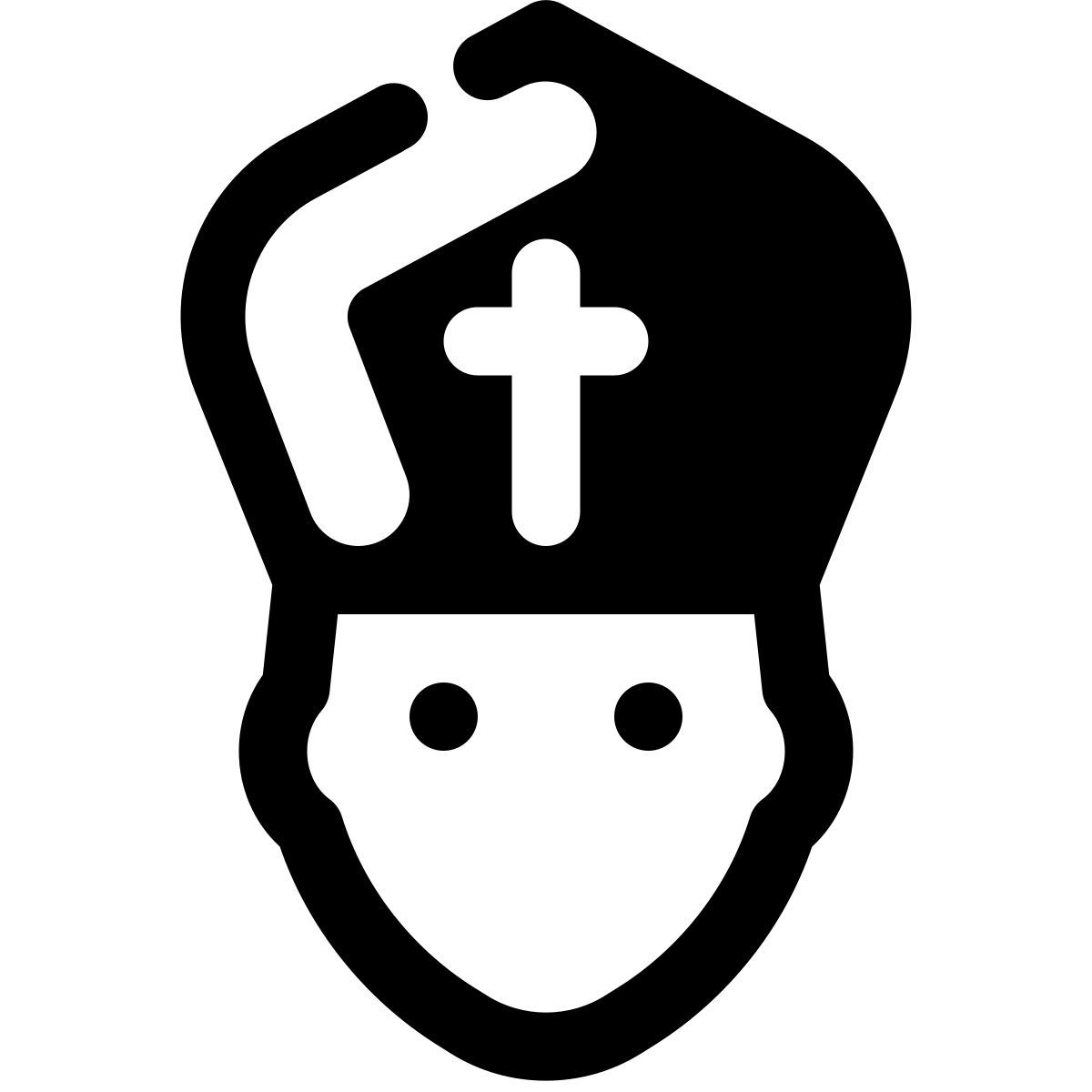 stamp style il papa icon