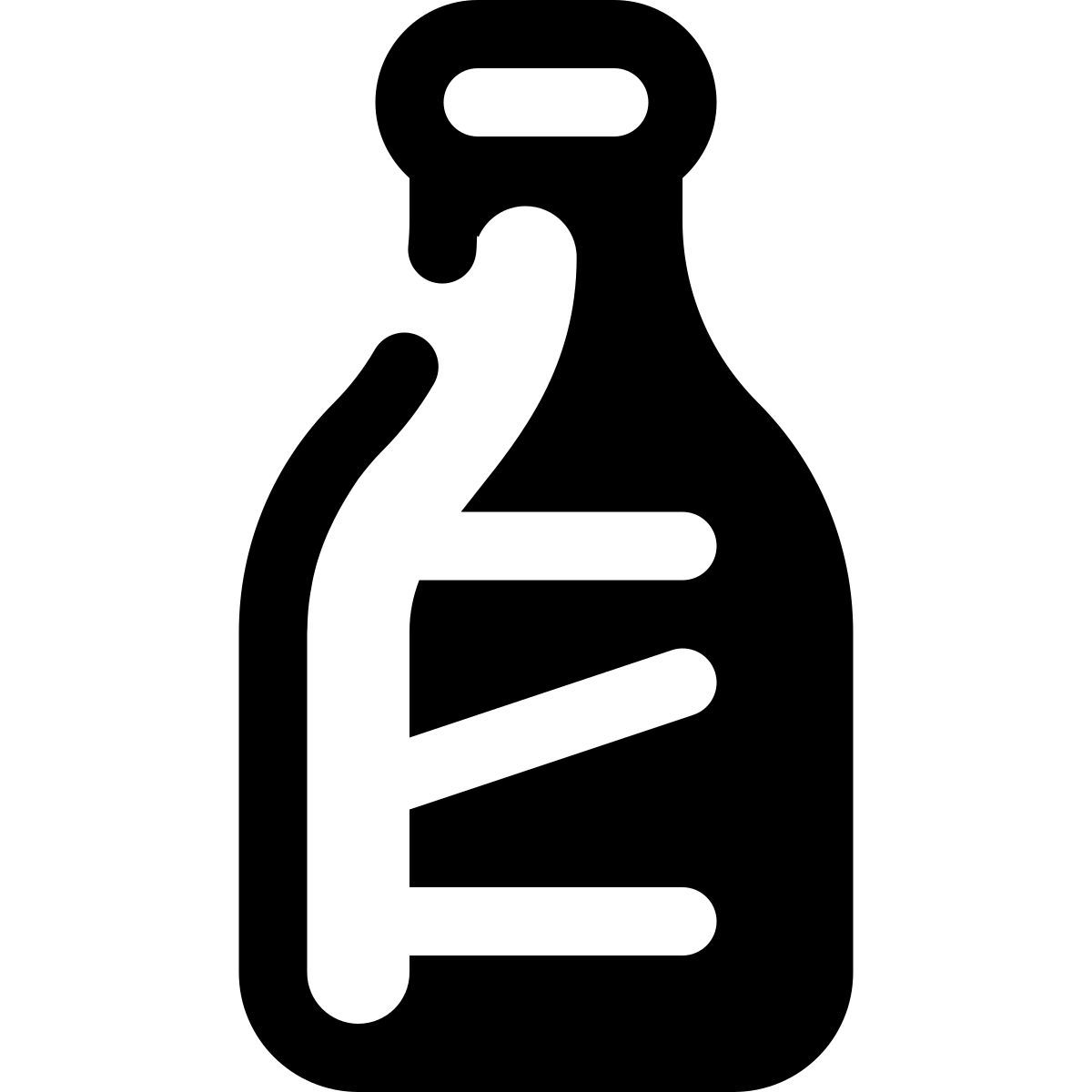 stamp style vodka icon