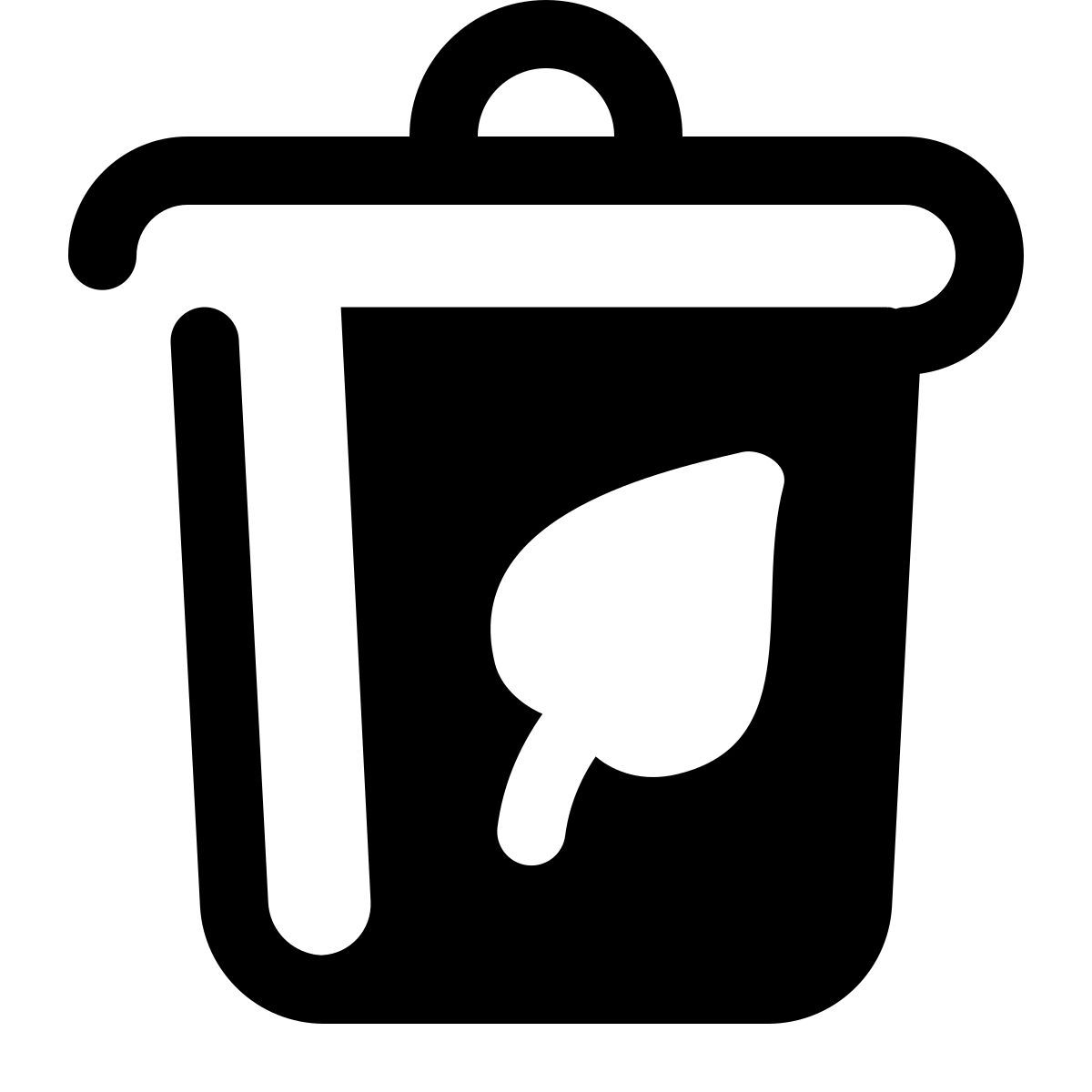 stamp style smistamento dei rifiuti icon