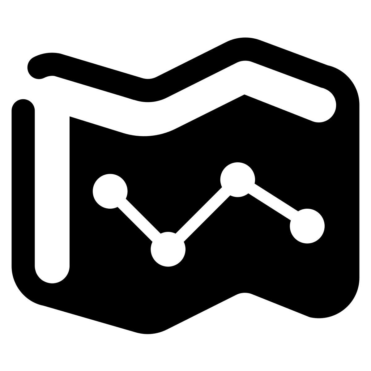 stamp style wegpunkt karte icon