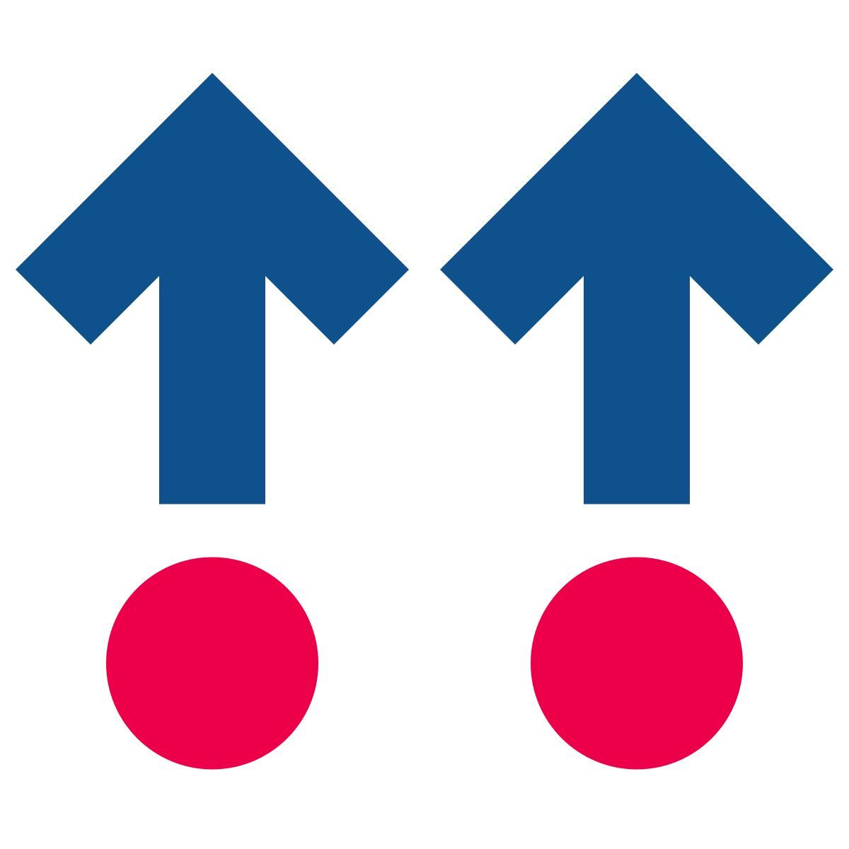 stencil style 두 손가락 스 와이프 ​​최대 icon