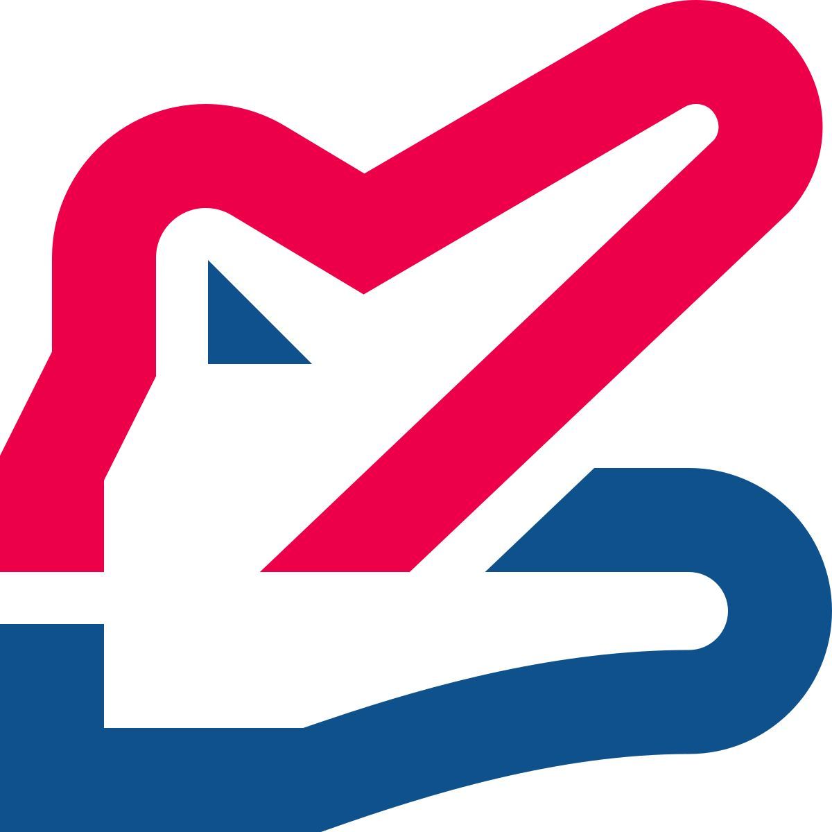 stencil style caimán icon